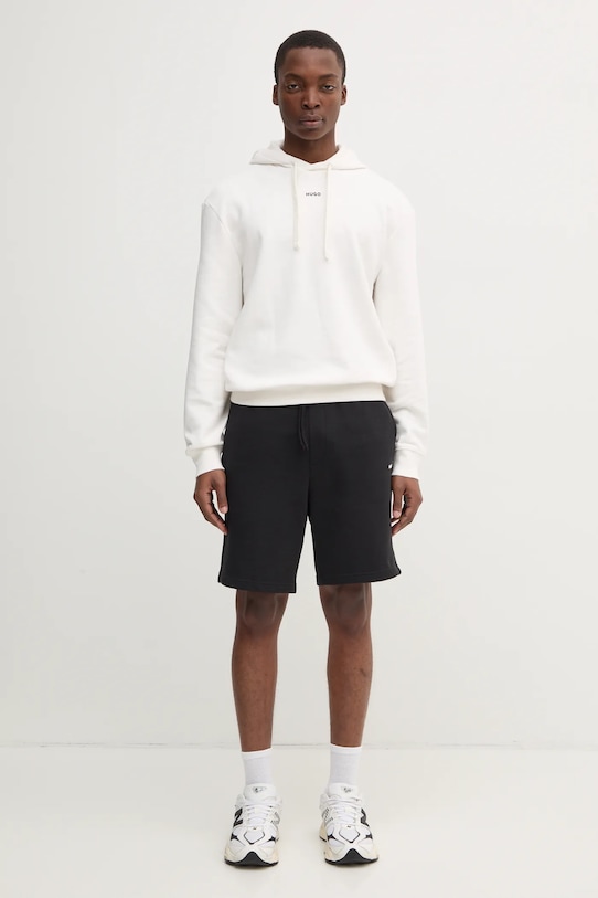 

Хлопковая толстовка Hugo, бежевый