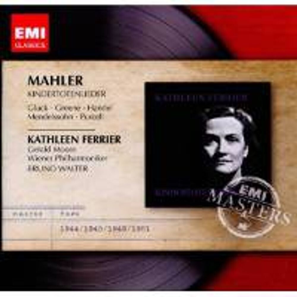 

Диск CD Kathleen Ferrier - Mahler: Kindertotenlieder / Gluck / Greene / Handel / Mendelssohn / Purcell (EMI Masters) - Kathleen Ferrier, Gerald Moore, Charles Bruck, Bruno Walter, Netherlands Opera Orchestra, Vienna Philharmonic Orchestra