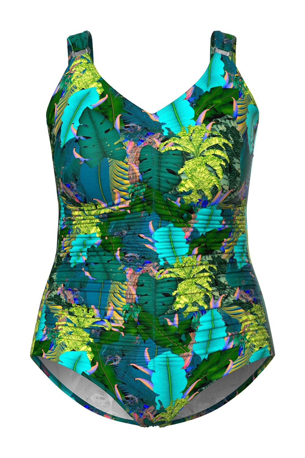 

Ulla Popken Купальник Minimiser в темно-зеленом цвете, Зеленый, Ulla Popken Купальник Minimiser в темно-зеленом цвете