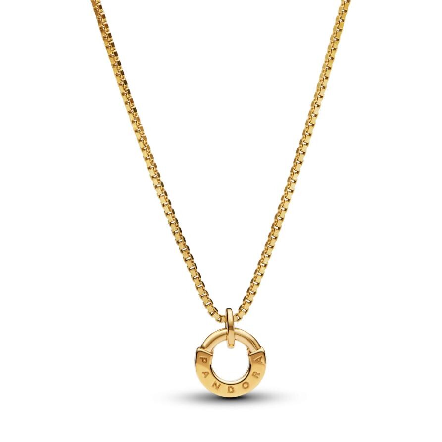 

Ожерелье Pandora Signature I-D Collier Pendant &, золото