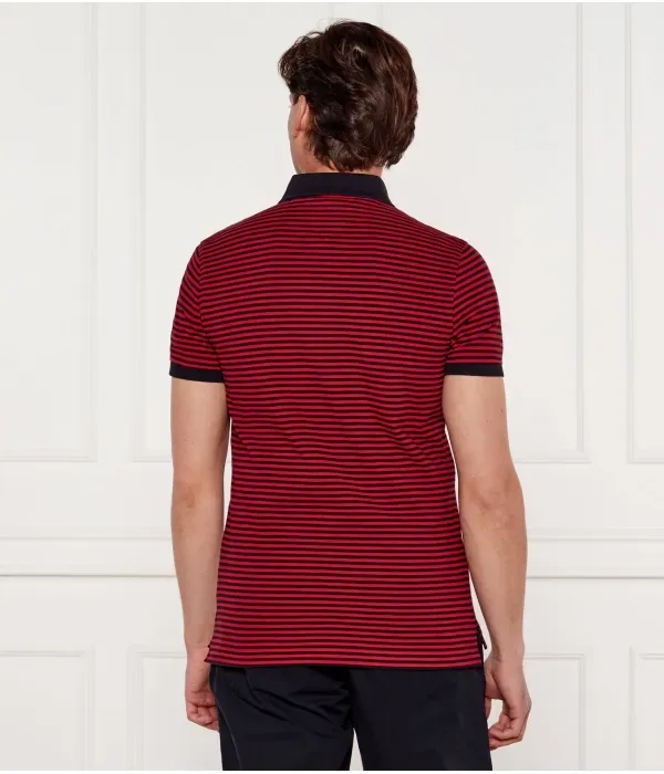 Поло 1985 slim fit Tommy Hilfiger, красный — фото 3
