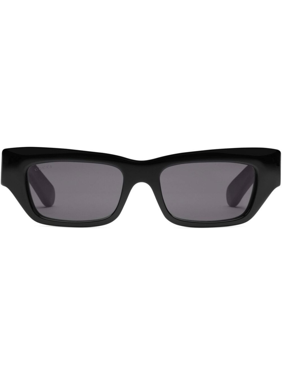 

Gucci Eyewear солнцезащитные очки в прямоугольной оправе, черный