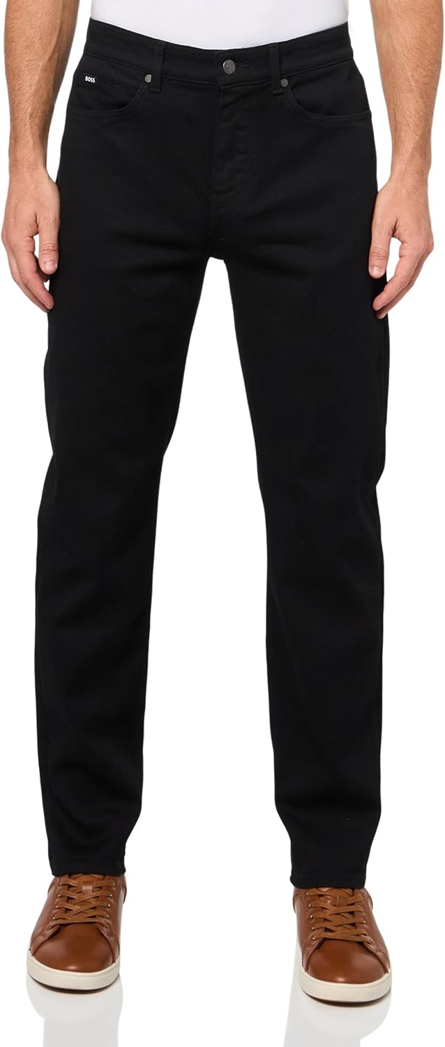 

BOSS Женские H-re.Maine Суженные Джинсы из Стрейч-Хлопка, Dark Black