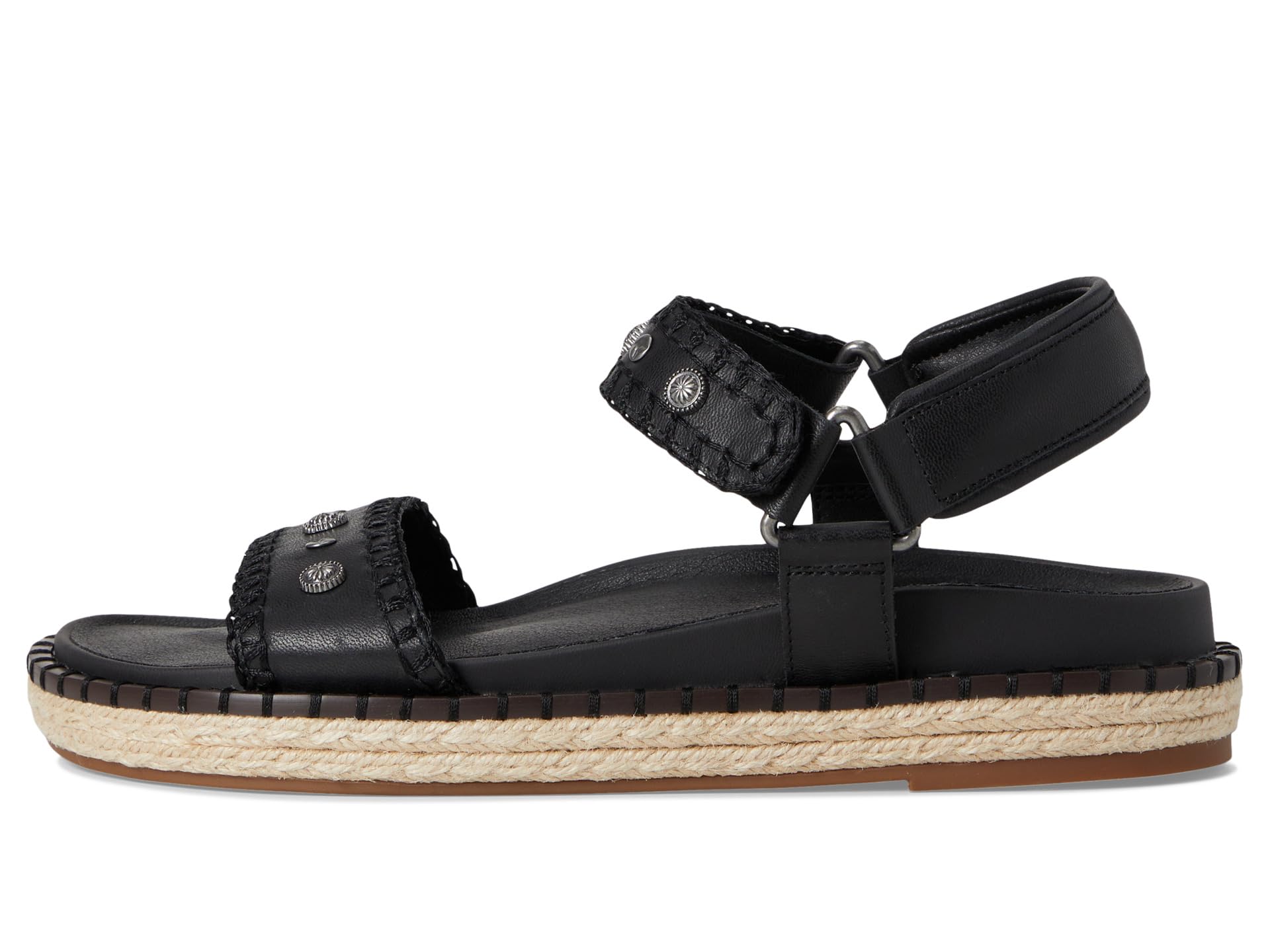 Сандалии Lucky Brand Ullani Studded Platform Sandal, черный — фото 4