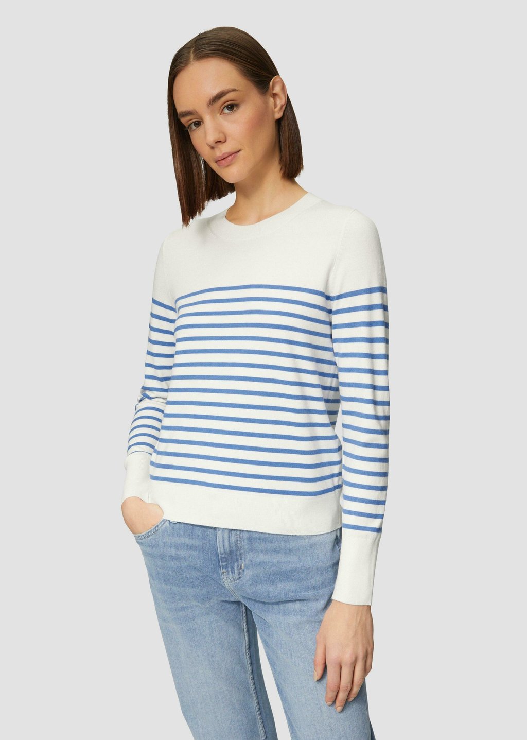 

Свитер GESTREIFTER PULLOVER s.Oliver, синий