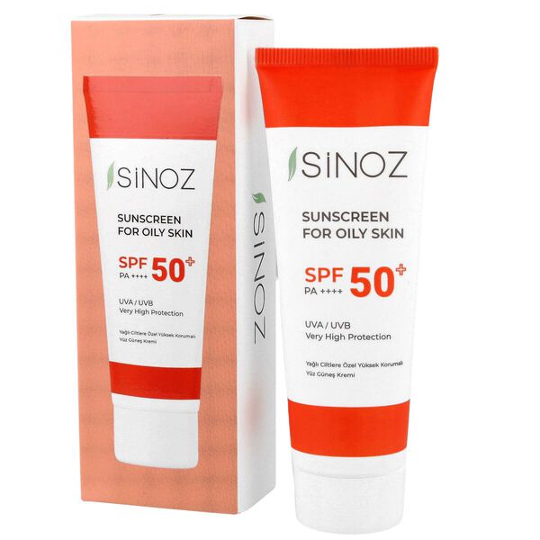 

Солнцезащитный крем для жирной кожи spf50+ uva/uvb pa++++, 50 мл Sinoz Sunscreen for oily skin