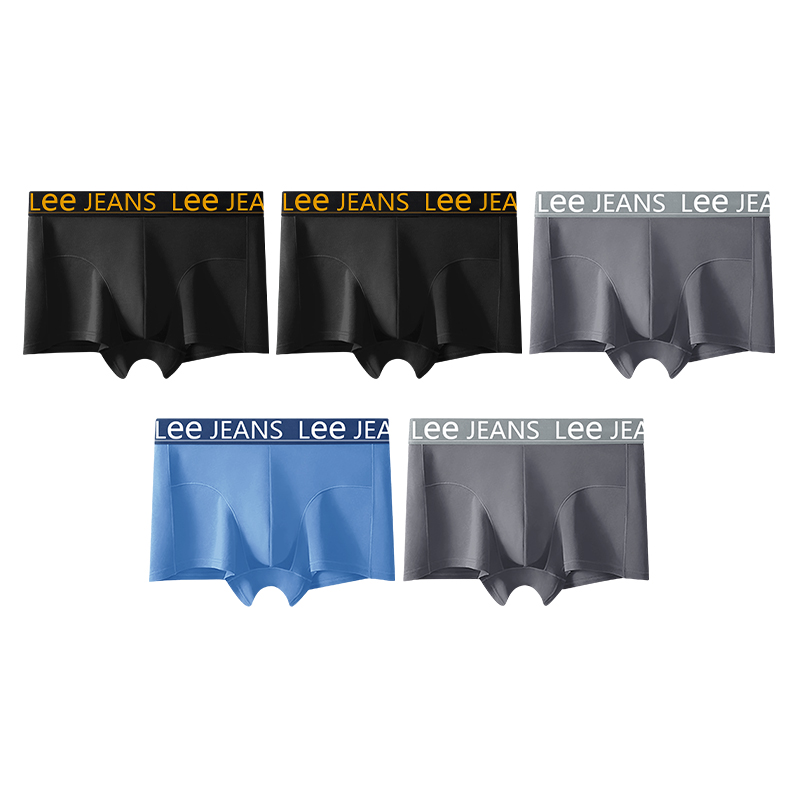 

Мужские трусы подарочный набор комбинация Lee, черный