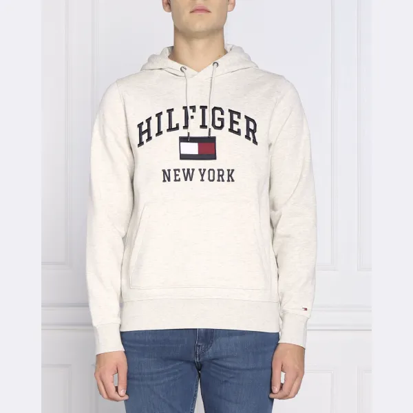 

Современная толстовка свободного кроя Tommy Hilfiger, серый