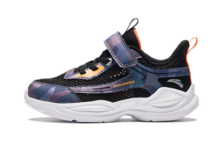 

Детские кроссовки с низким верхом, устойчивые к истиранию и скольжению. Для детей от 3 до 7 лет. Antakids, черный/оранжевый/фиолетовый