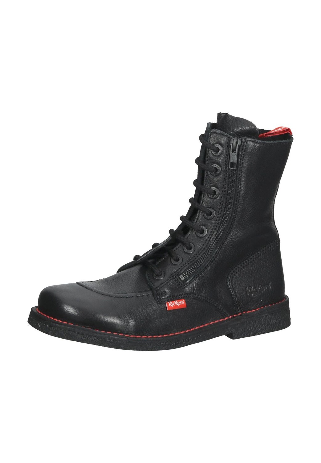 

Кожаные ботильоны KicKers, черный