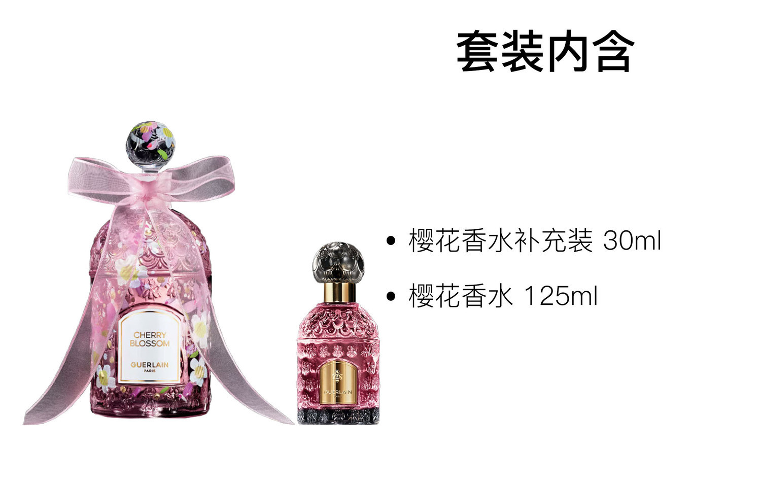 Коллекционный набор Guerlain Cherry Blossom Millésime, 125 мл + 30 мл — фото 2