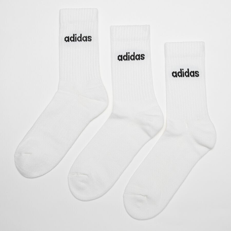 

Носки Cushion Linear Crew (3 шт.) adidas Sportswear, цвет white/black