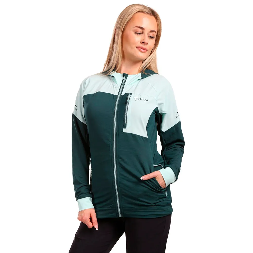 

Флис Kilpi Memphis full zip, зеленый