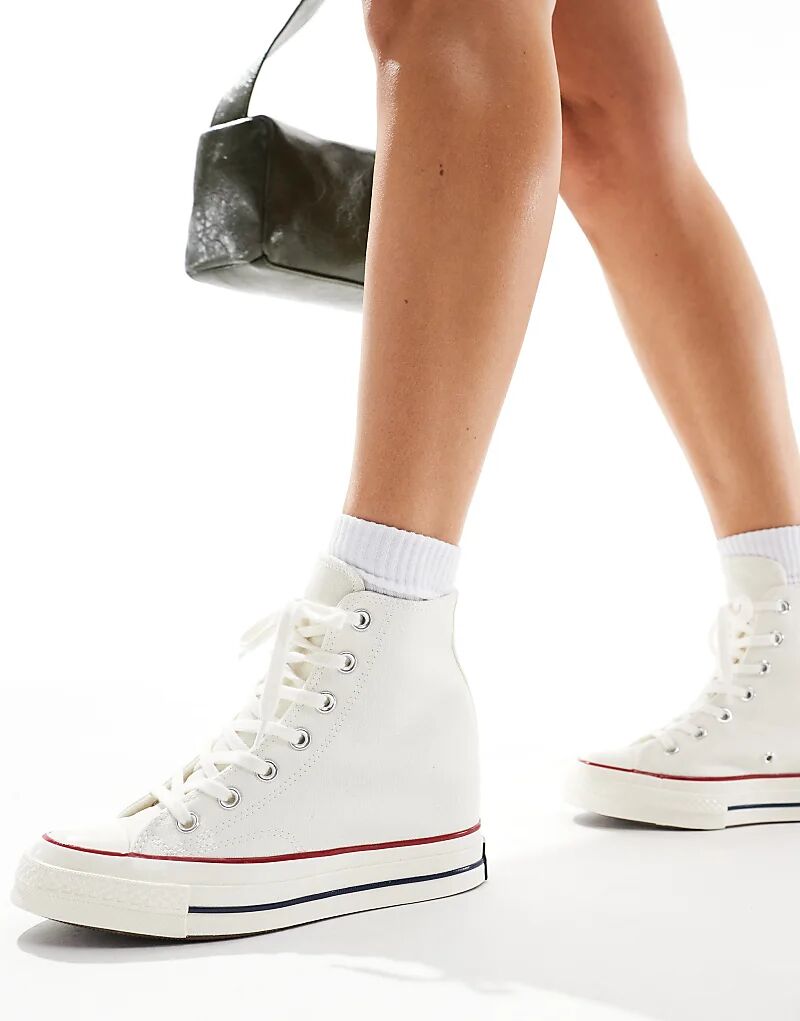 Кроссовки Chuck 70 Wedge белого цвета Converse