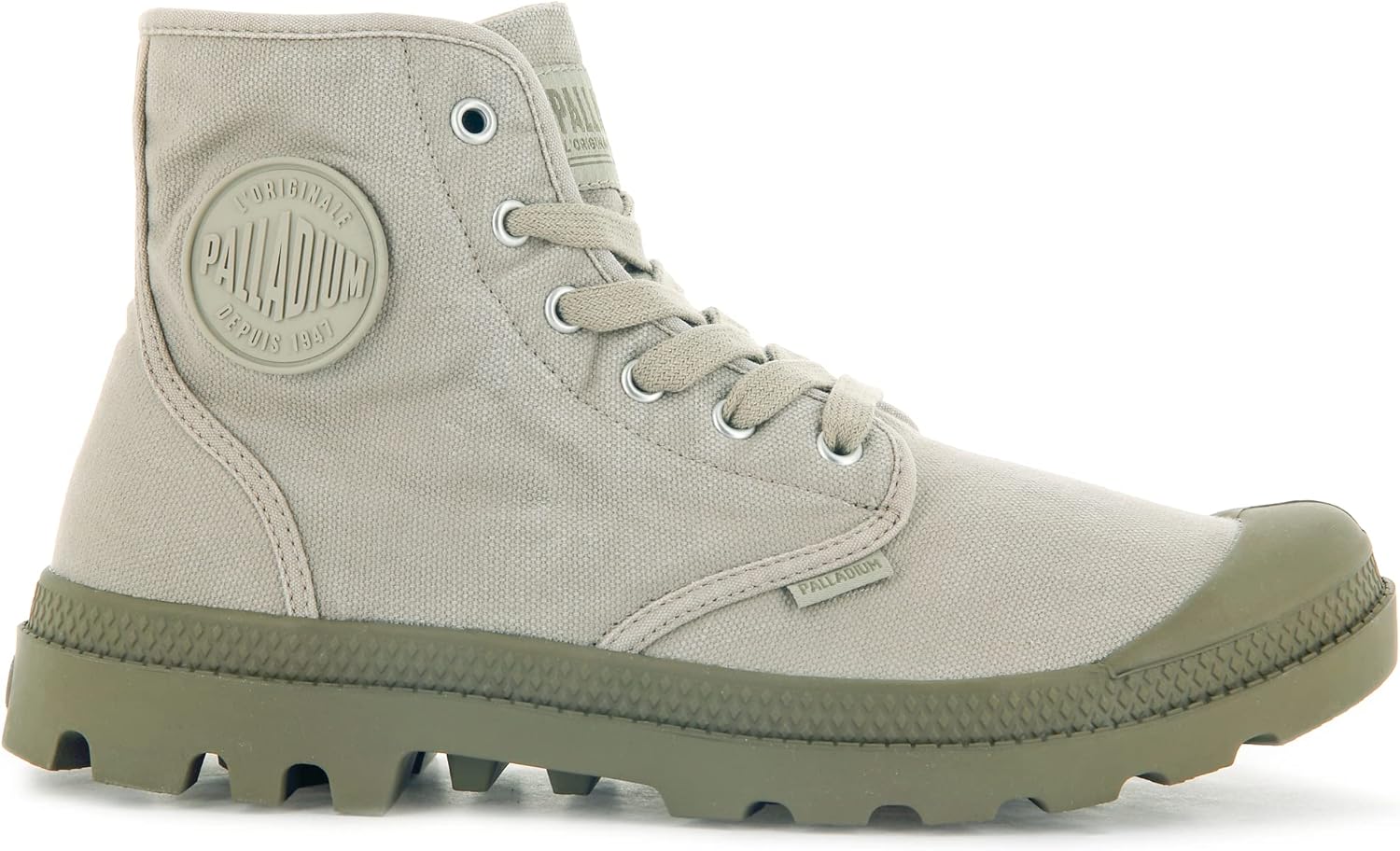 Мужские ботинки Palladium Pampa Hi Originale из канваса, Dune — фото 2