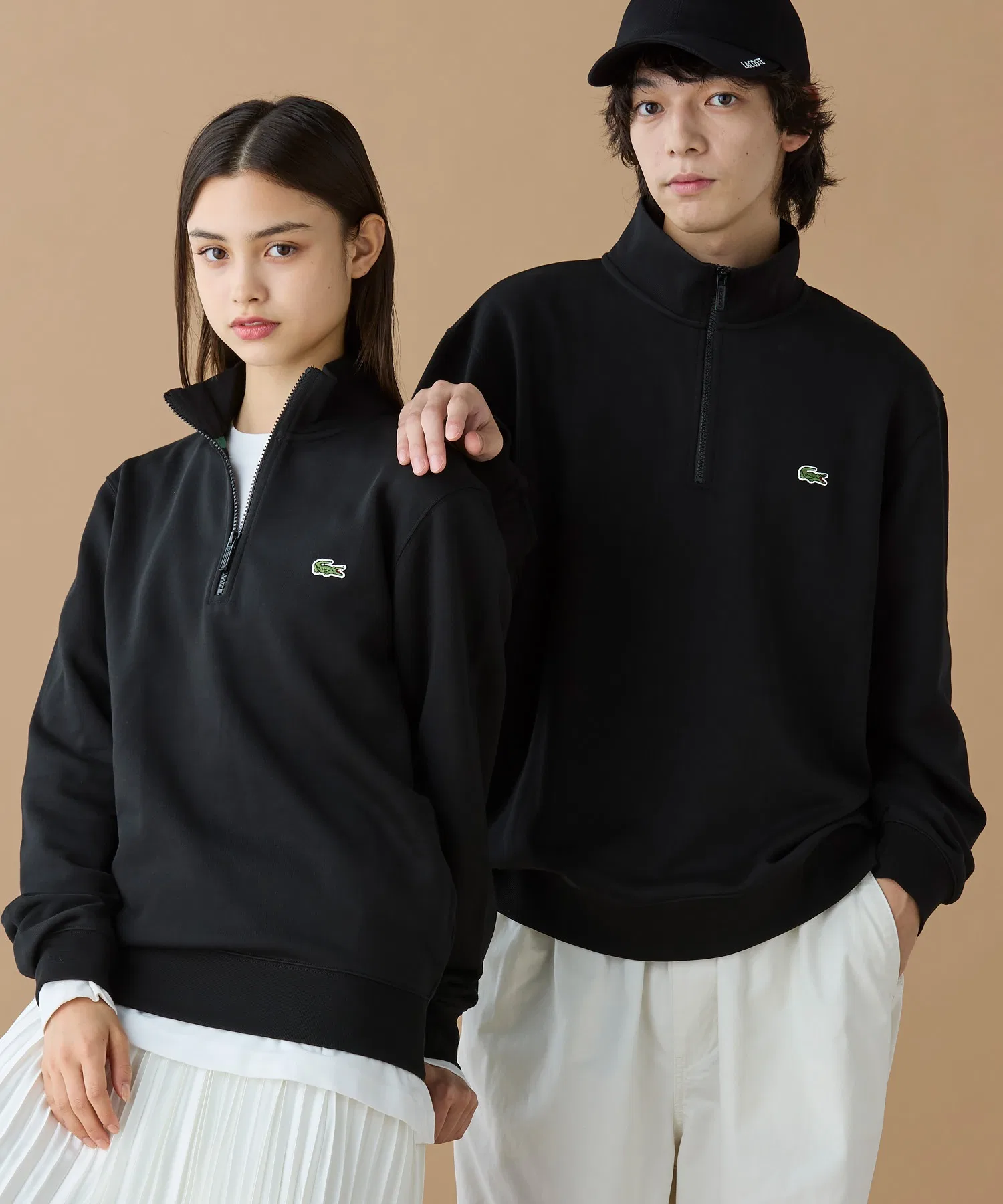 Толстовка Uniqlo с молнией, однотонная, черная — фото 4