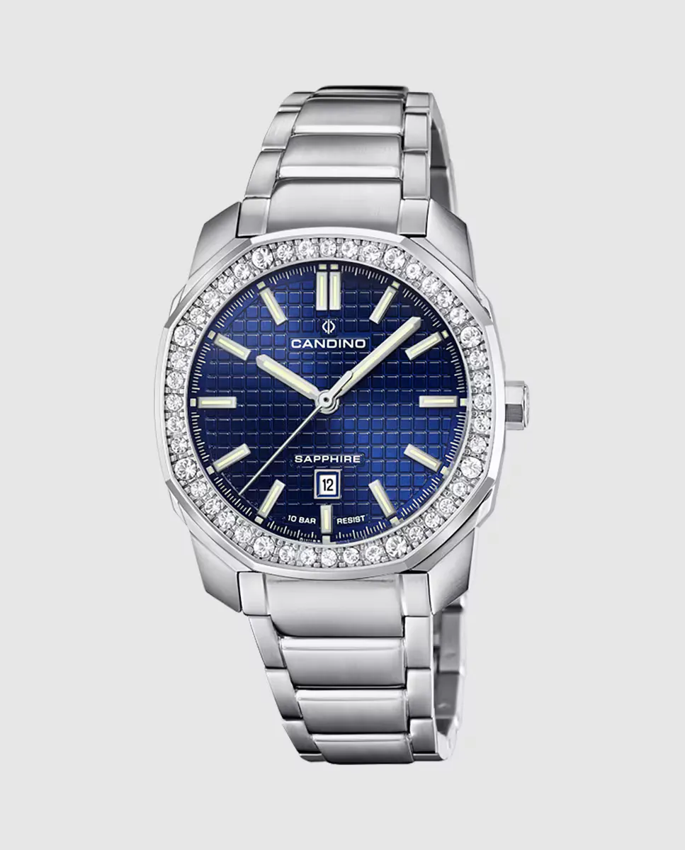 

C4756/4 Lady Elegance женские часы из серебряной стали Candino, серебряный