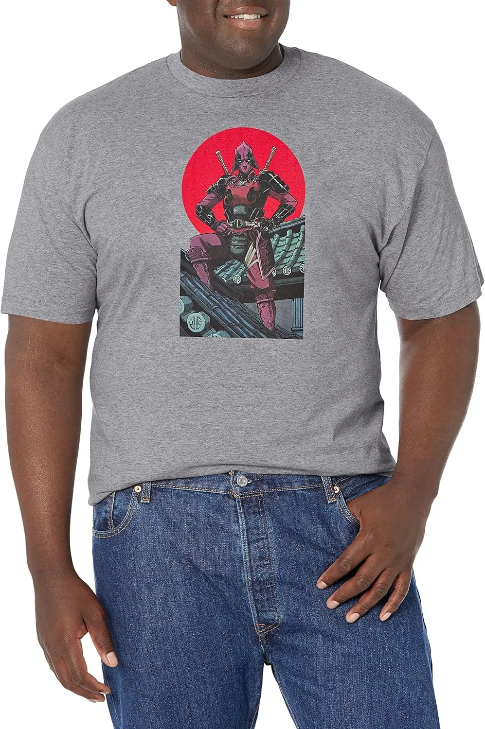 

Футболка Marvel Big & Tall Classic Deadpool с коротким рукавом