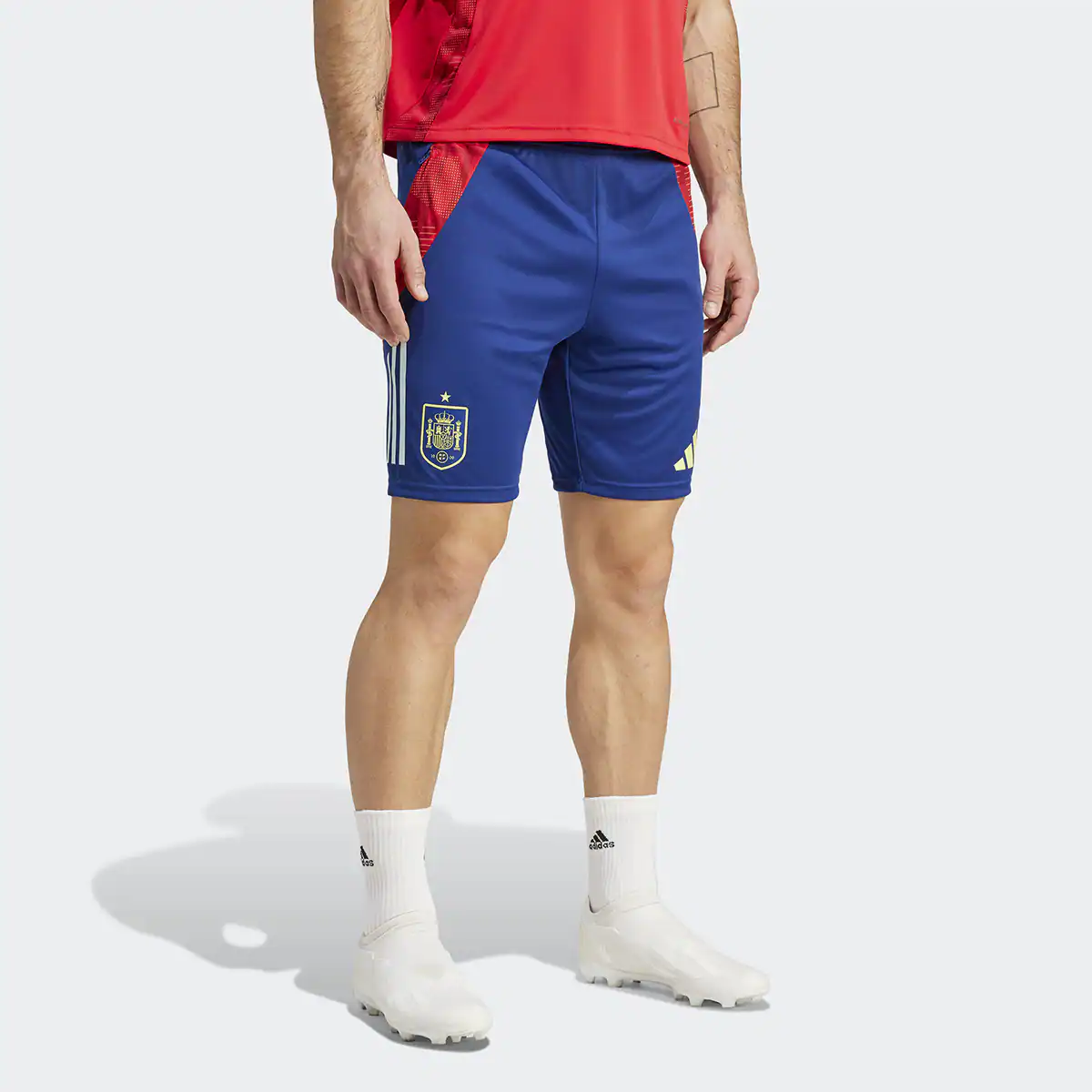

Мужские тренировочные шорты Испания 2024 Tiro Adidas, синий