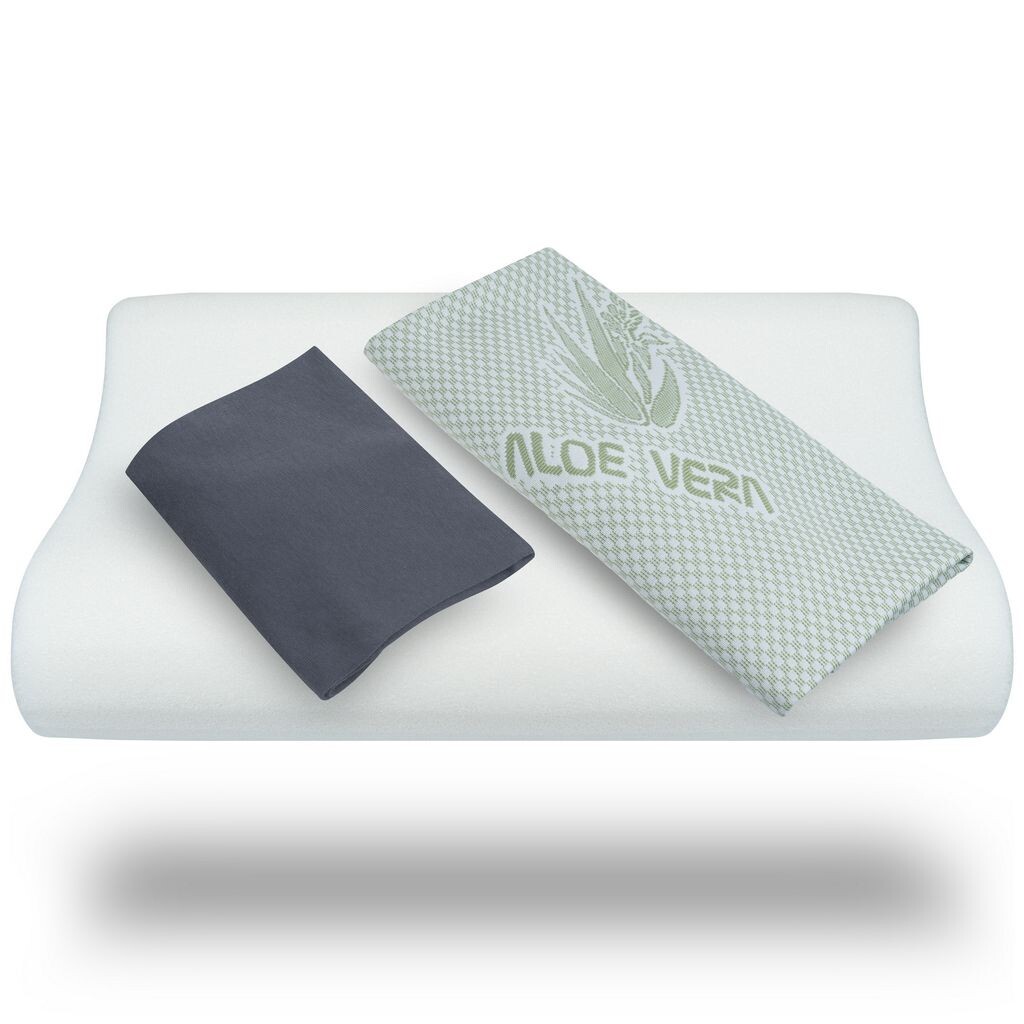 

Подушка Aloe Vera Visco с эффектом памяти OEKO-TEX 30x50 Aloe Black Forest Fox