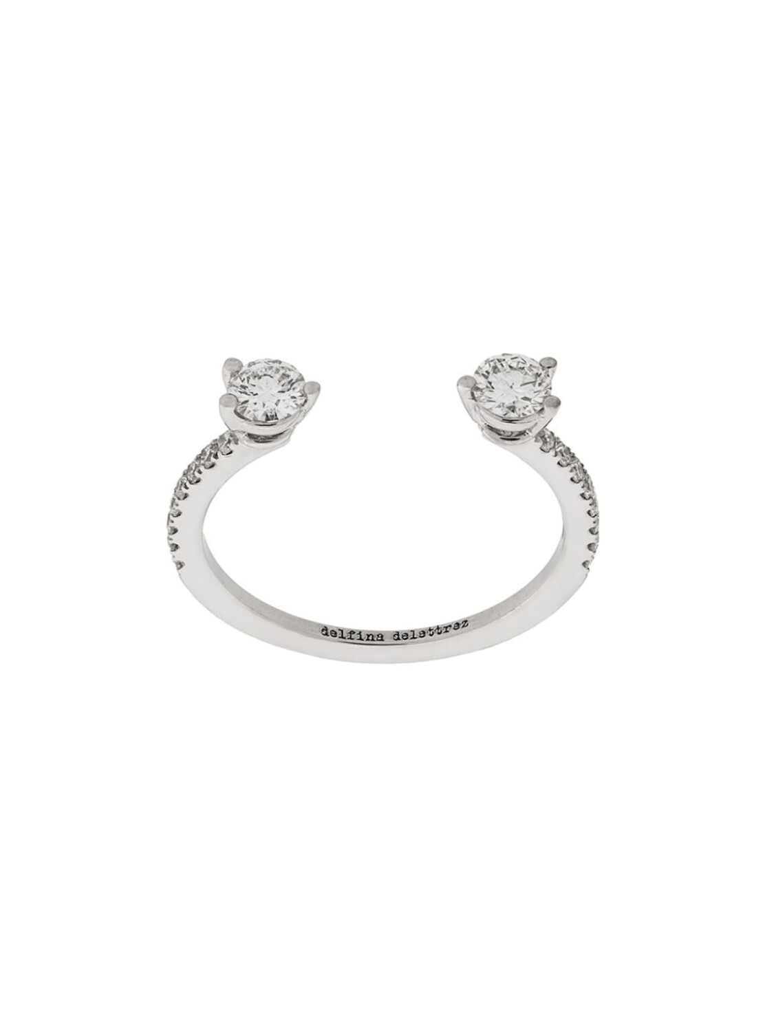 

Золотое кольцо Dots Diamond Pave с бриллиантами Delfina Delettrez, серебряный