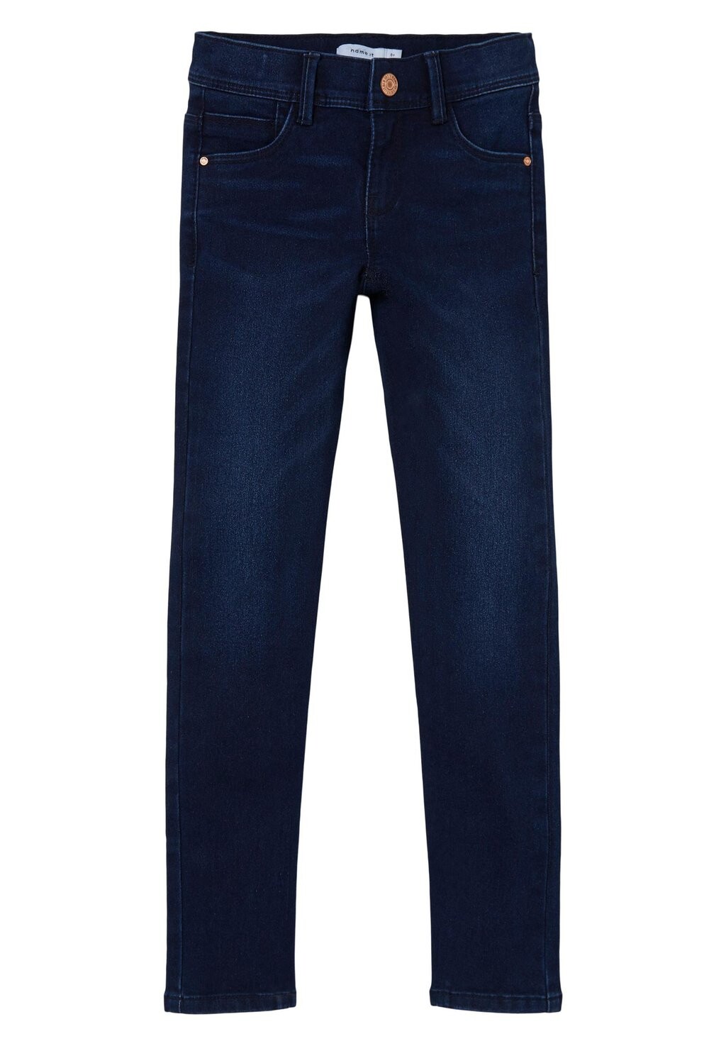 Джинсы Skinny Fit Nkfpolly Pant Name it, цвет dark blue denim — фото 3