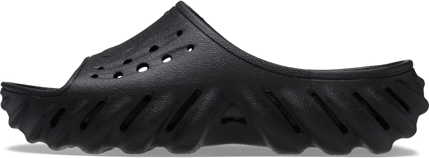 Унисекс сандалии Crocs Echo Slide для взрослых, черный — фото 2