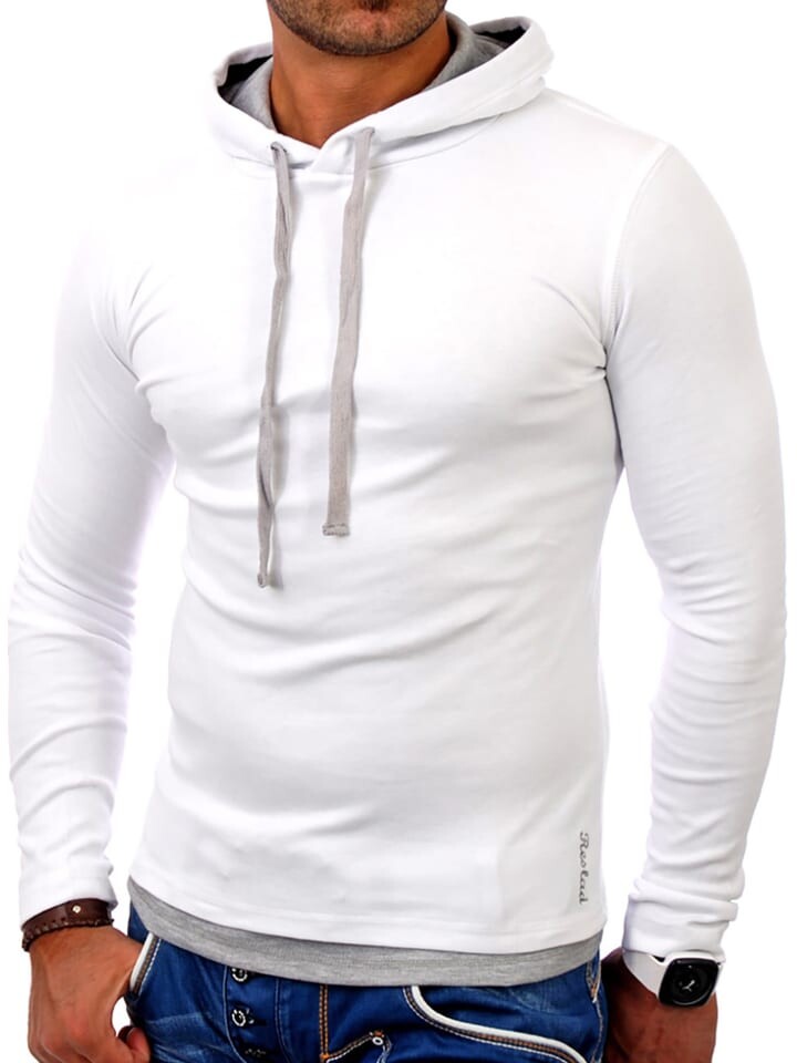 

Толстовка RESLAD Sweatshirt Detroit, цвет weiß-grau
