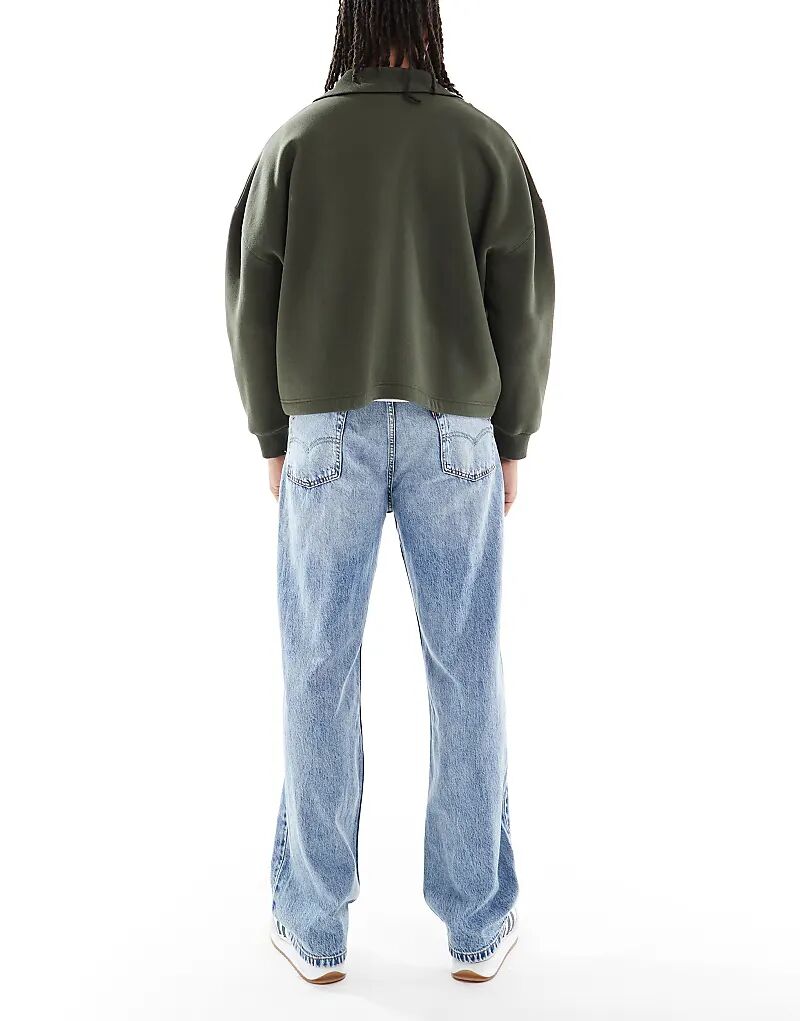 Джинсы Levi's 565 свободного кроя, светлого цвета — фото 3