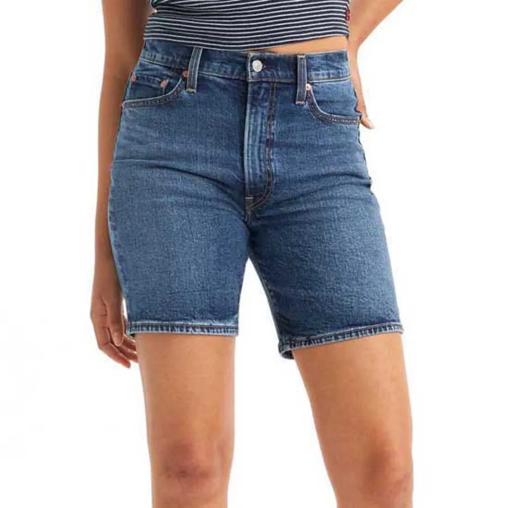 

Шорты Levi's Ribcage denim, синий