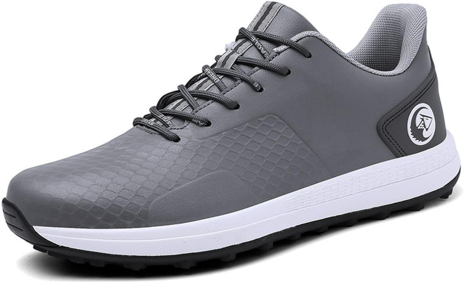 

Мужские гольф туфли Профессиональные кроссовки для гольфа без шипов Водонепроницаемые мужские тренировочные кроссовки для гольфа Qz-Itry, серый