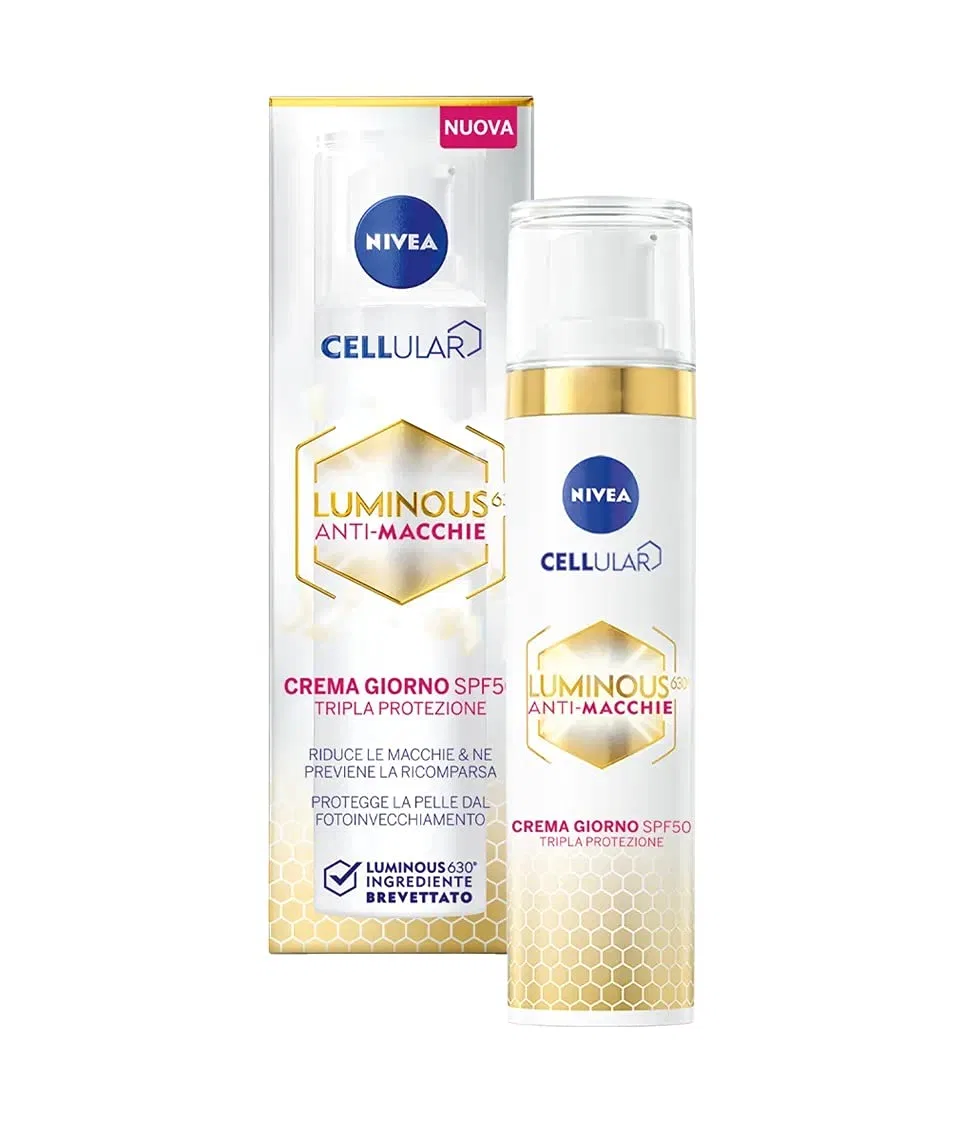 Крем для лица SPF50 NIVEA Дневной от пигментных пятен «Cellular Luminous630 Anti-Stain» от