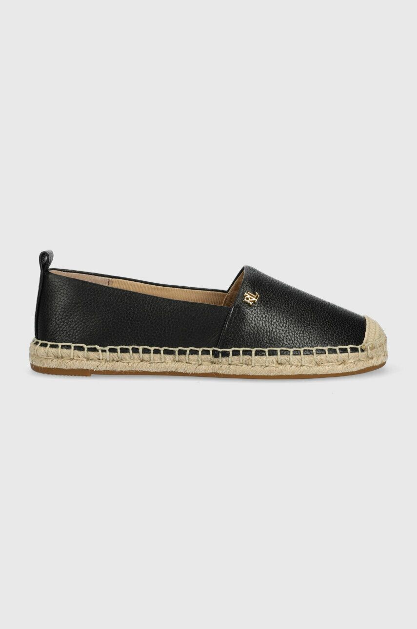 Кожаные эспадрильи Lauren Ralph Cameryn IV Lauren Ralph Lauren, черный
