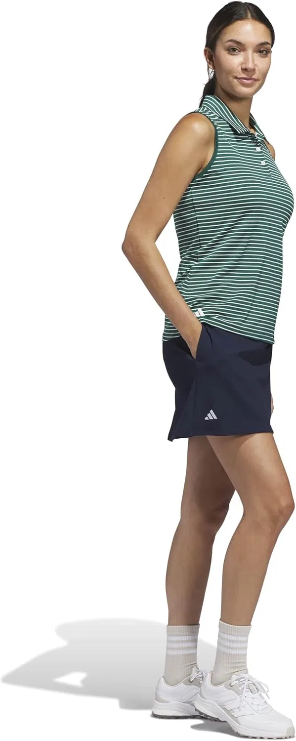 Женское поло adidas, цвет Collegiate Green — фото 2