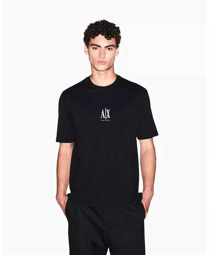 

Мужская футболка S с логотипом A|X Armani Exchange, черный