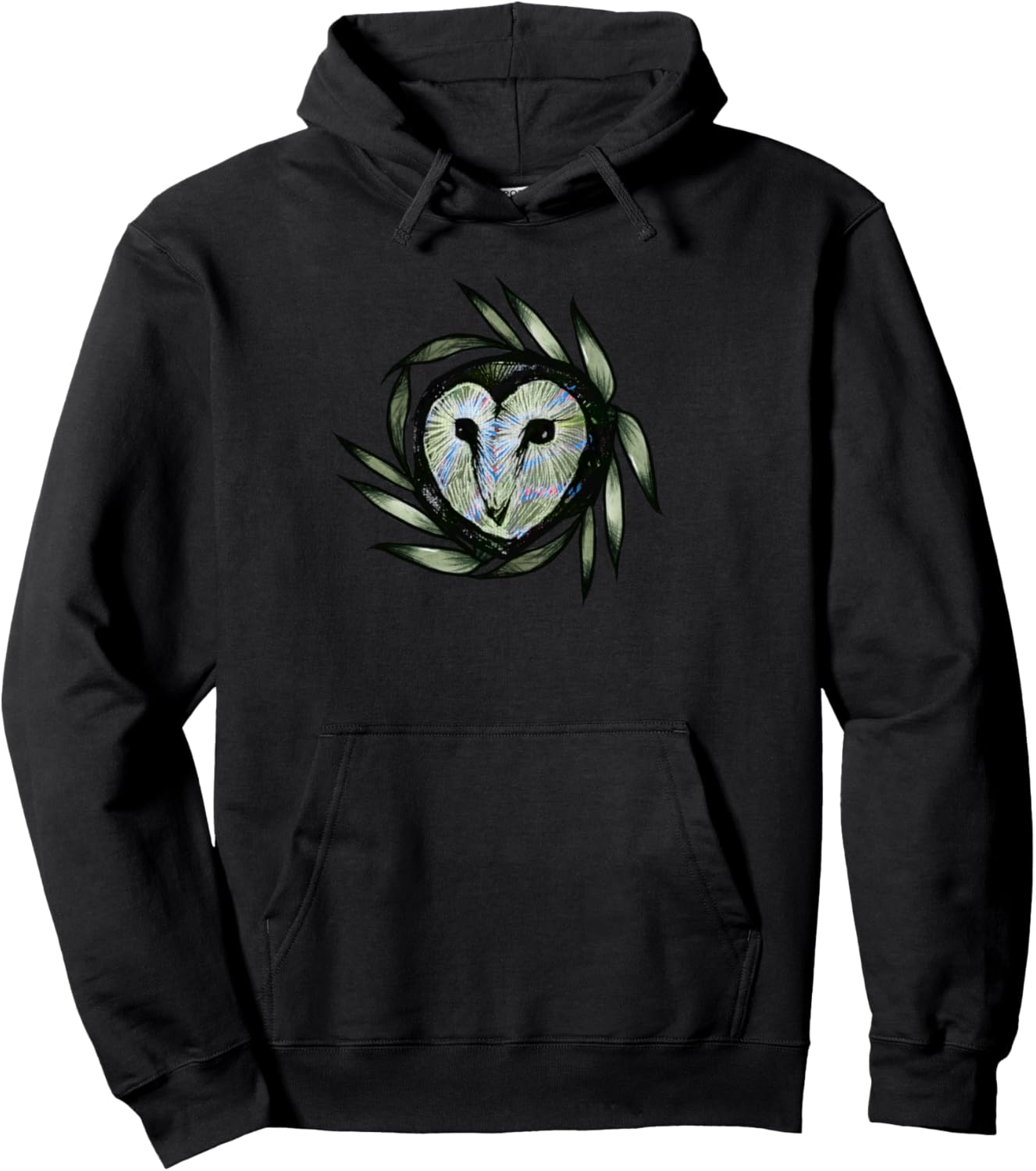 

Зеленая толстовка с изображением сипухи и сипухи, черная Barn Owl Snugg, Черный, Зеленая толстовка с изображением сипухи и сипухи, черная Barn Owl Snugg