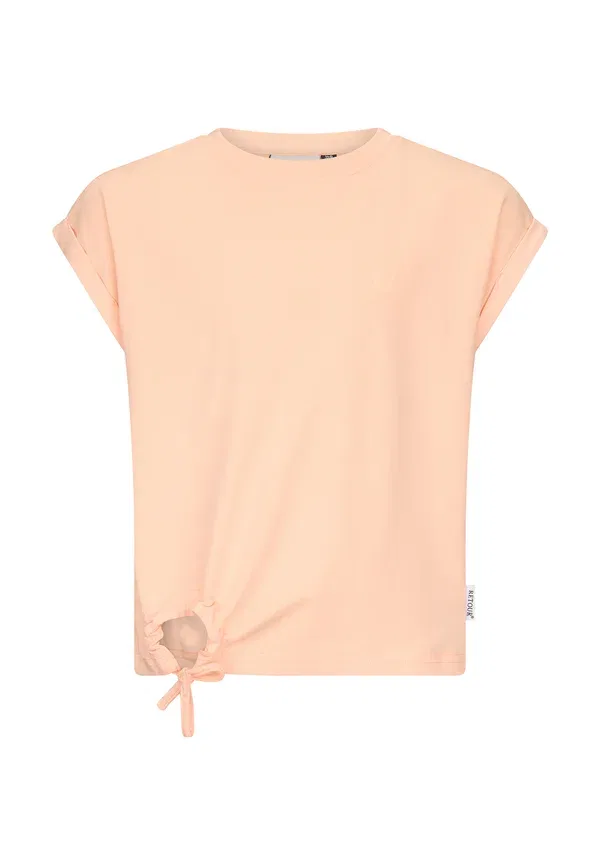 Футболка chatou print t-shirt Retour Jeans, сорбет
