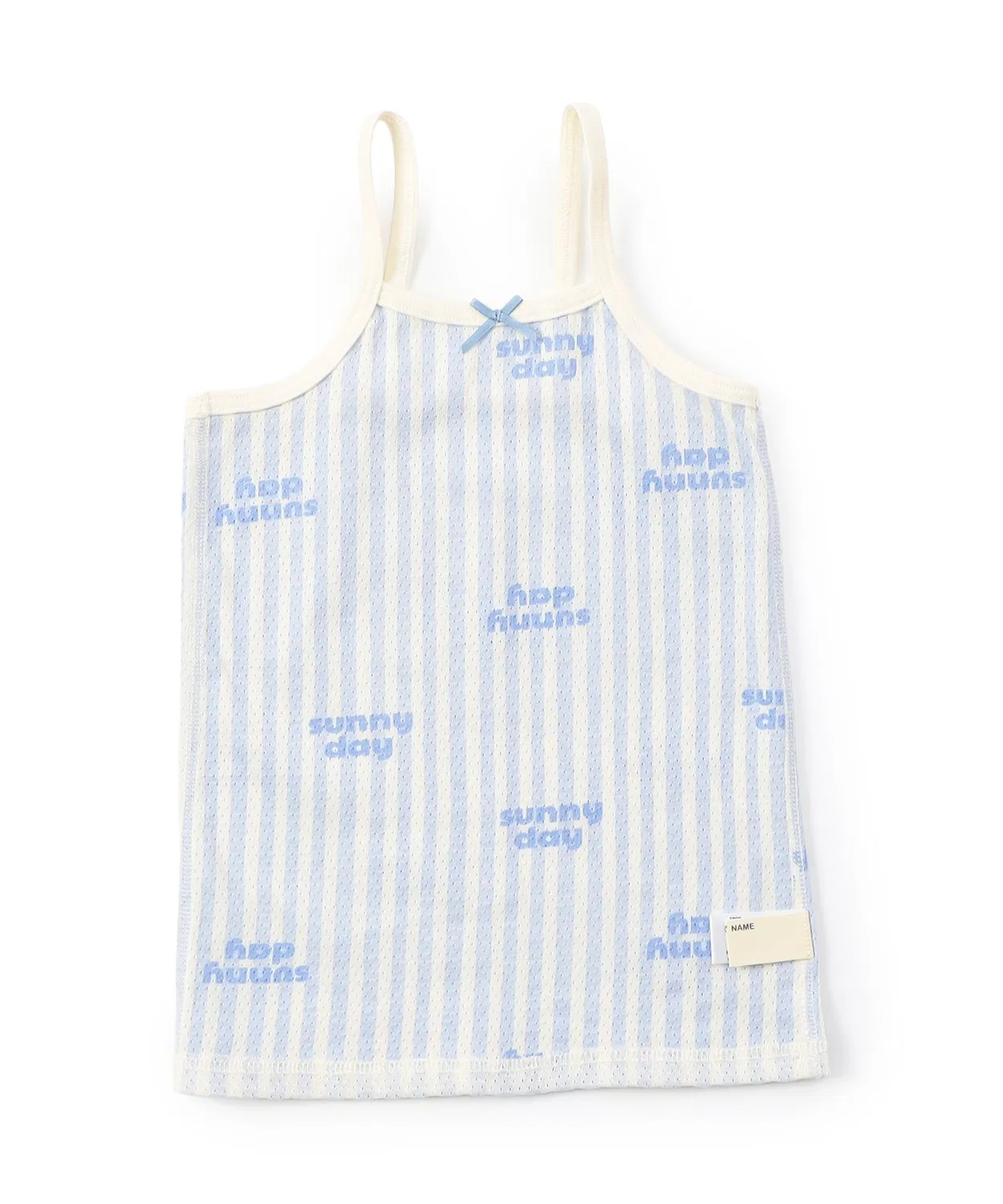 Майка-качелька Mesh Camisole Ampersand Хлопок 100% Синяя