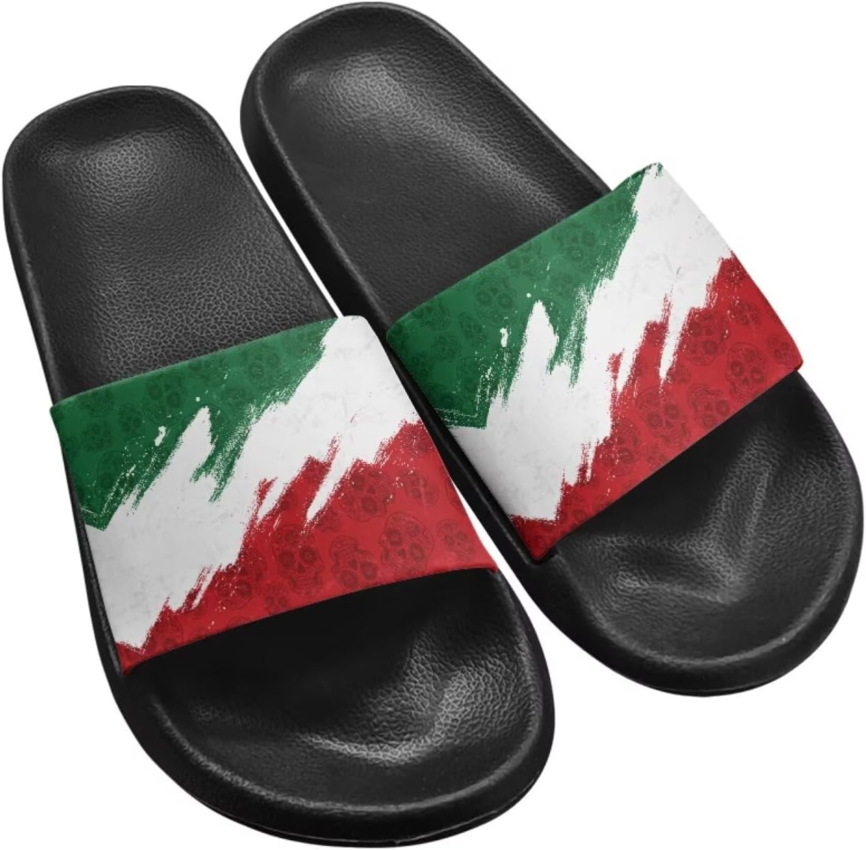 

Женские шлепанцы Jeiento с американским флагом, праздничная обувь, нескользящие спортивные сандалии для ванной, пляжа и душа, Mexico Flags