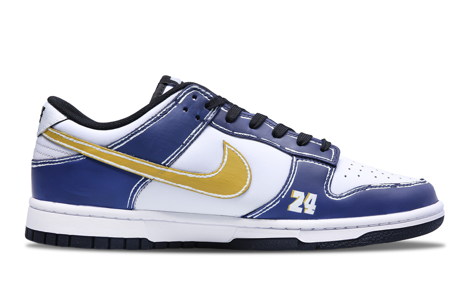 

Кроссовки Nike Dunk Skateboarding Shoes Unisex Low-top Purple, темно-синий