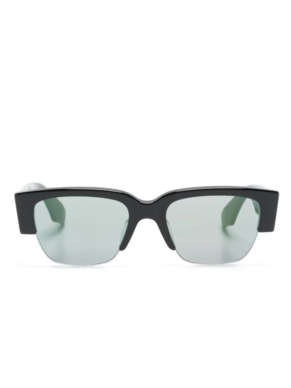 

Солнцезащитные очки с логотипом Alexander McQueen Eyewear, черный