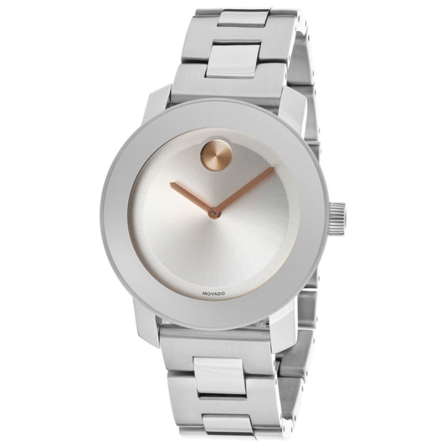 

Movado Bold 36 мм женские часы из нержавеющей стали 3600084, серебряный