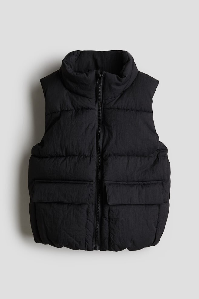

Стеганый жилет H&M, черный