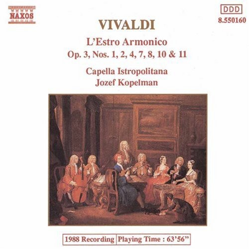 

CD диск Vivaldi / Kopelman / Capella Istropolitana: Concerti 1, 2, 4, 7, 8, 10 & 11