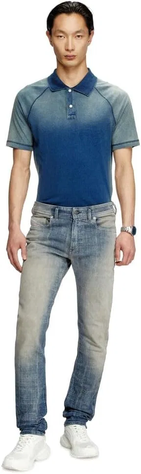 Джинсы скинни Diesel Washed Medium Blue — фото 4
