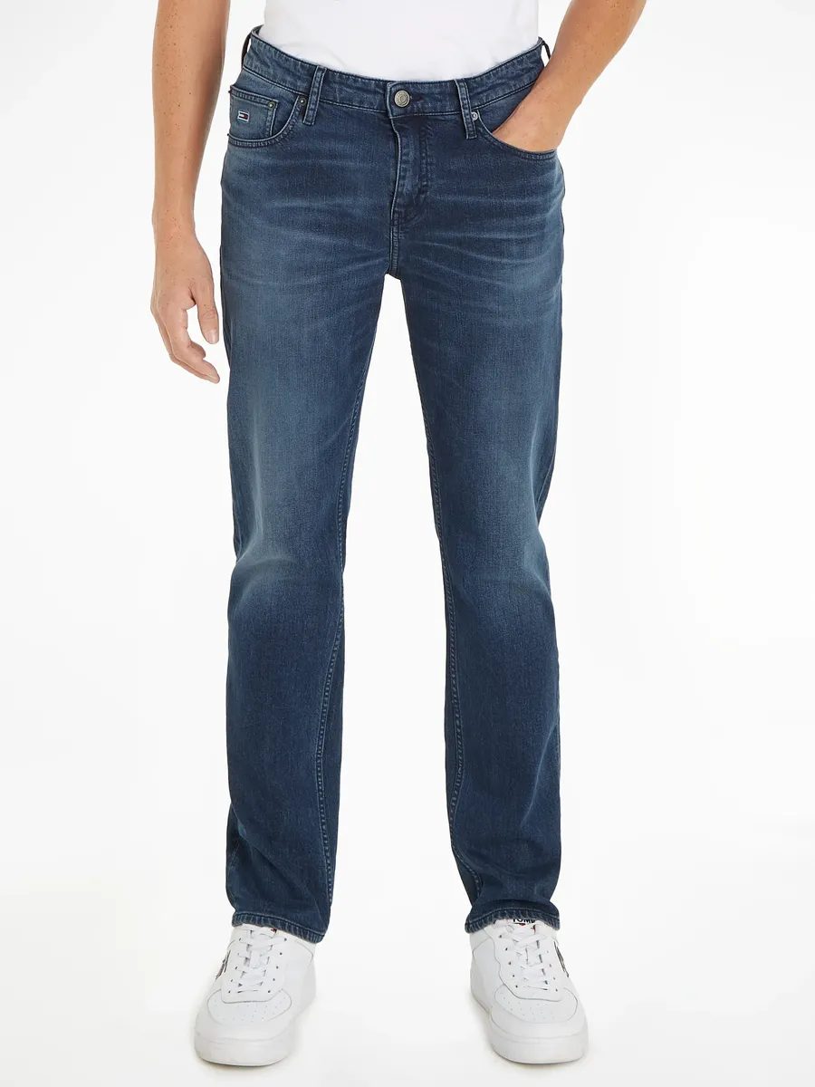 

Прямые джинсы Tommy Jeans "RYAN RGLR STRGHT", фасон с 5 карманами, джинсовый