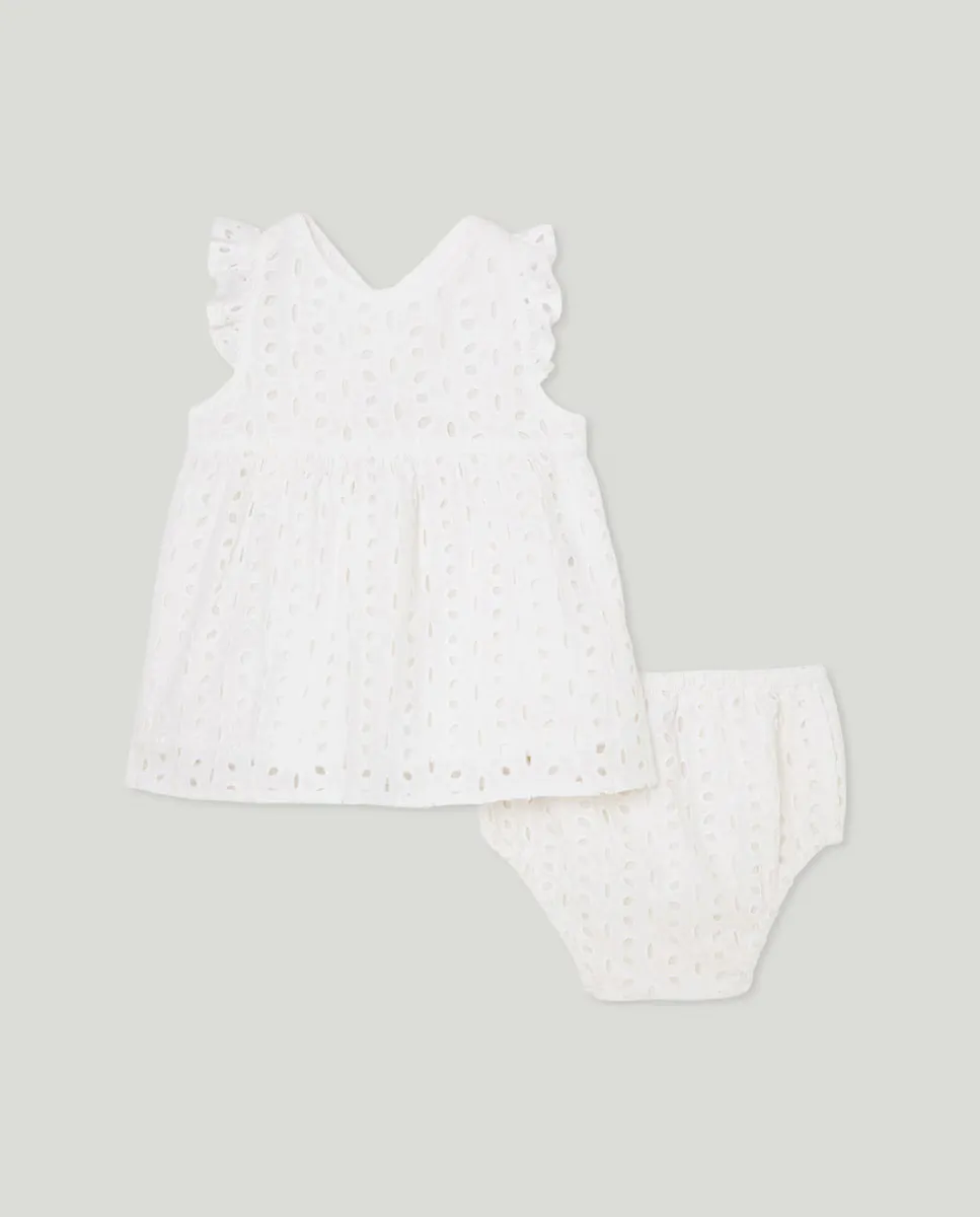 

Платье без рукавов для девочки Baby El Corte Inglés, белый