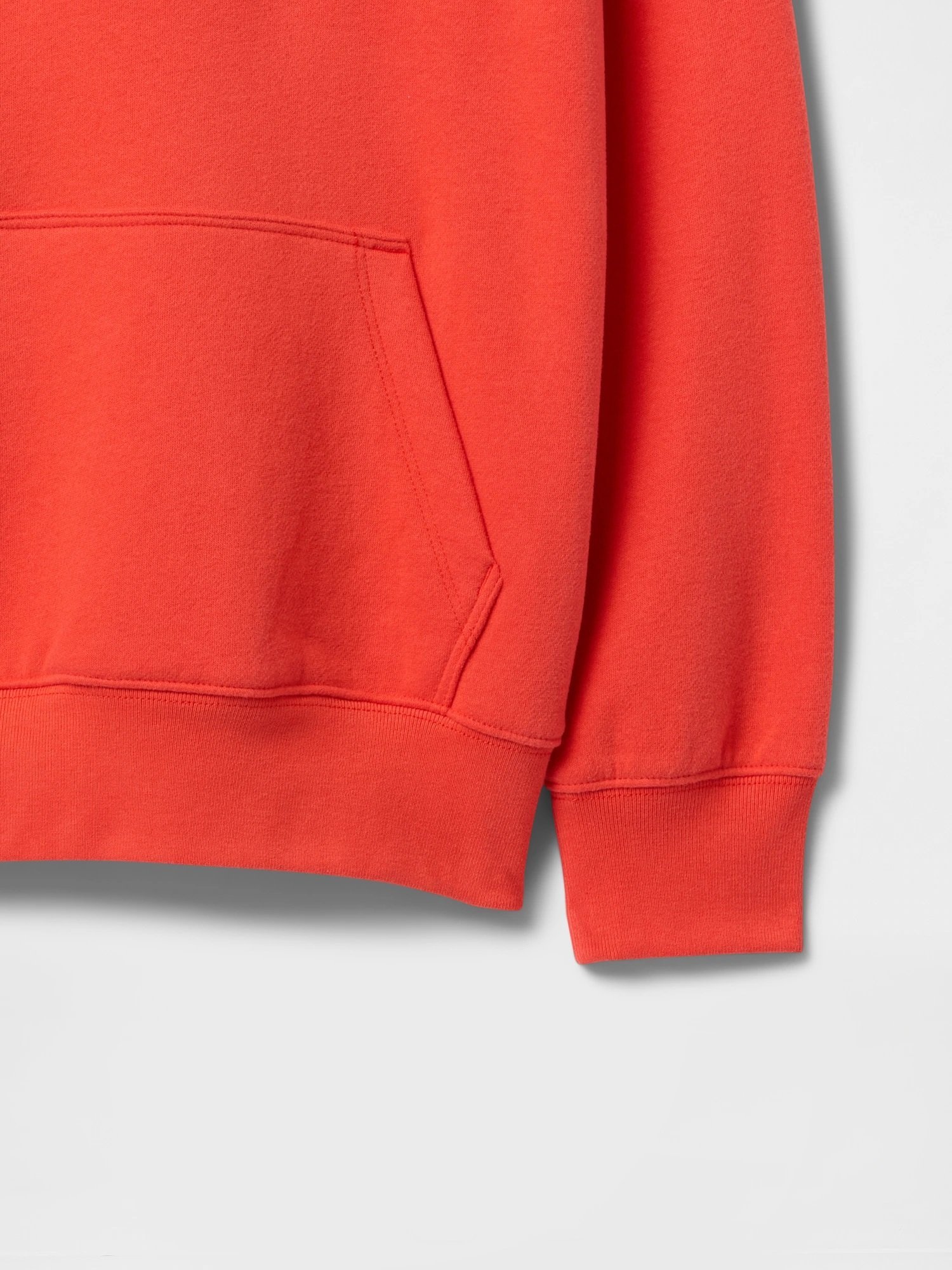 (K) Винтажная мягкая толстовка с логотипом GAP (детская), HOT_CORAL — фото 3
