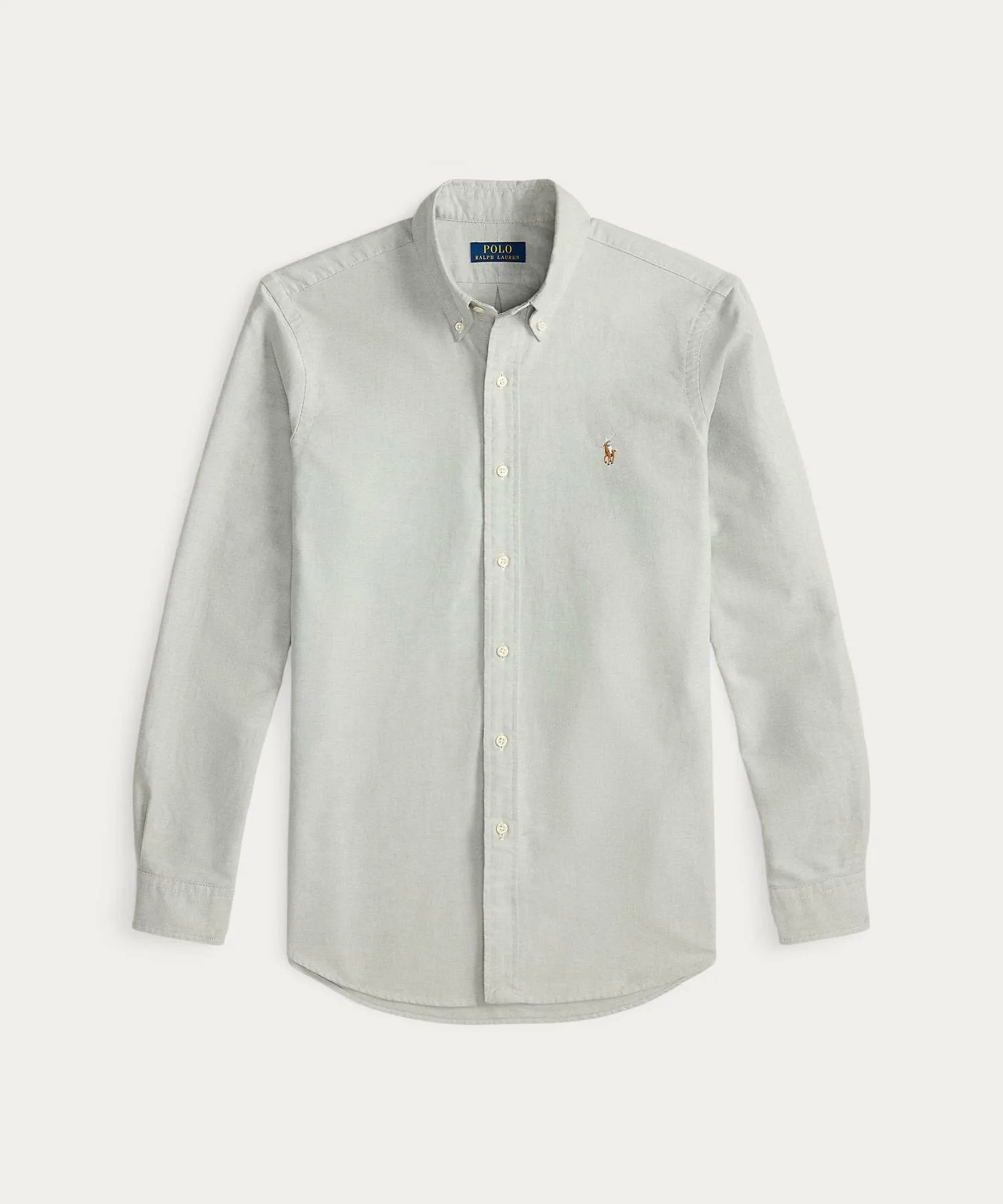 Классическая рубашка Оксфорд Polo Ralph Lauren, 300 Green — фото 2