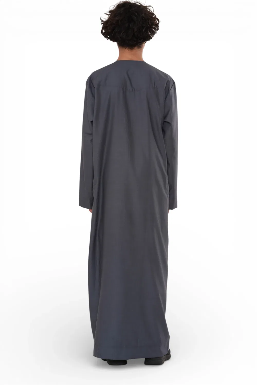 Arabic Thobes Детский серый марокканский халат для мальчиков Ид Джеллаба Рамадан Ид Джубба - K-HM10 — фото 3